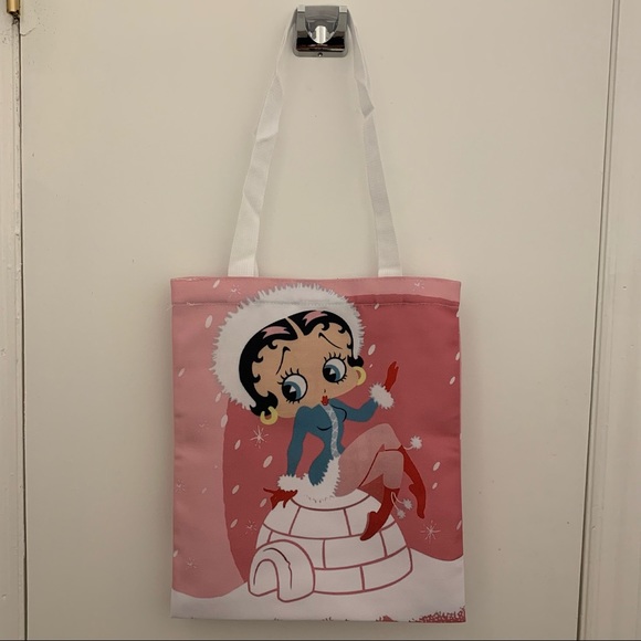 Winter Betty Boop Tote Bag - Picture 2 of 4